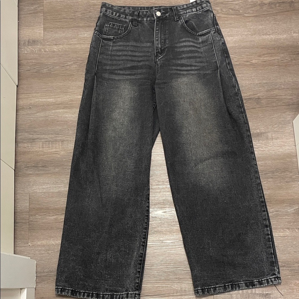 High Rise Black Jeans